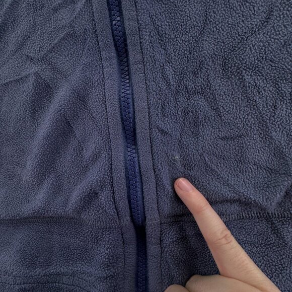 Patagonia Synchilla Women Purple Medium Fleece Full Zip Jacket Outdoors Pockets - Picture 11 of 15